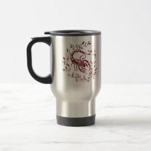 Eleganter Skorpion-Sternzeichen-Mug Reisebecher