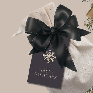 Eleganter Snowflake Tag Geschenkanhänger