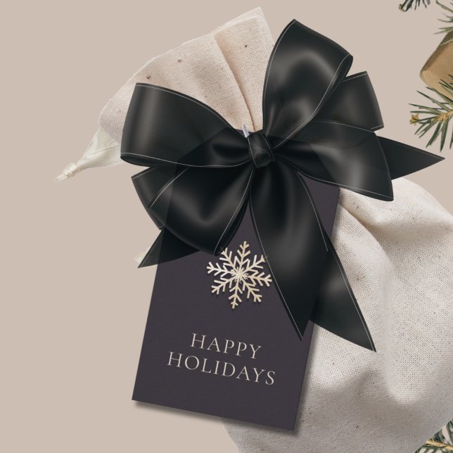 Eleganter Snowflake Tag Geschenkanhänger (Von Creator hochgeladen)