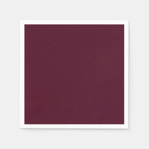 Eleganter, solider, dunkler lila Bordeaux Serviette