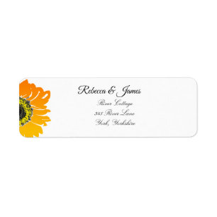 Eleganter Sonnenblumehochzeit