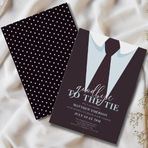 Eleganter Spaß Auf Wiedersehen der Krawatte Männer Einladung