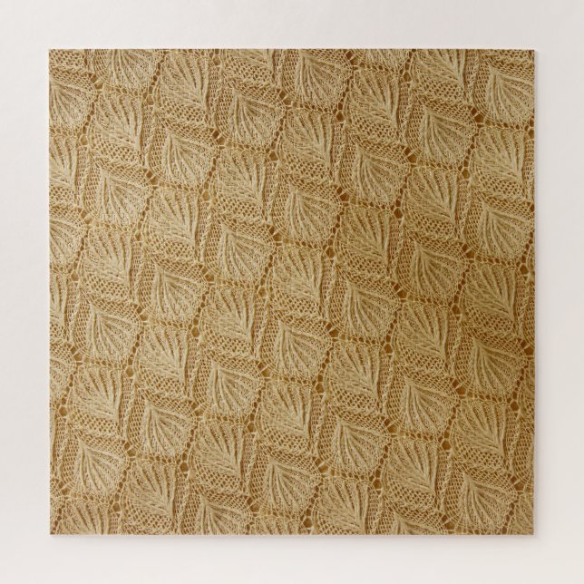 Eleganter Spitzenstoff: Texturierte Muster. Puzzle (Vertikal)