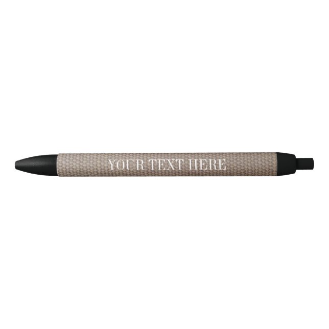 Eleganter Stift für Burlap-Design mit individuelle (Vorderseite)