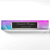 Eleganter Stilftiger Glitzer Bokeh, Violettmarmor,