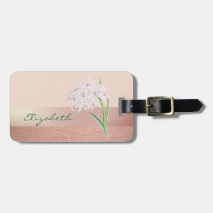 Eleganter Stilschick, Blume Gepäckanhänger