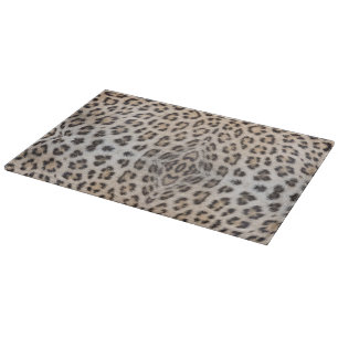Eleganter stilvoller Leopard Gepard Fell Tierdruck Schneidebrett