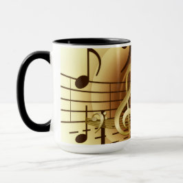 Eleganter stilvoller musikalischer Songwriter Tasse
