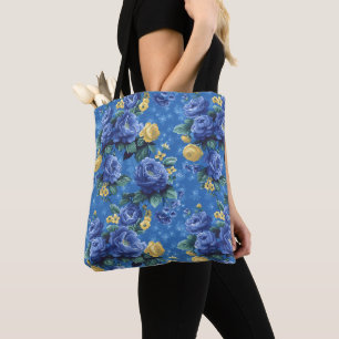 Eleganter stilvoller süßer blauer botanischer Blum