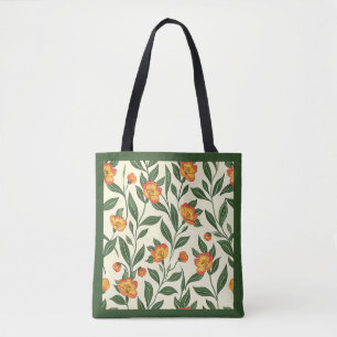 Eleganter stilvoller süßer orangefarbener botanisc