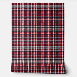Eleganter, stilvoller Tartan Karierter Karo Gemust Tapete