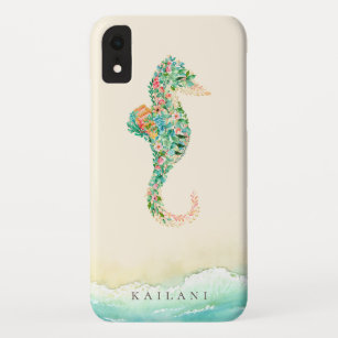 Eleganter Strand-botanisches Seepferd Case-Mate iPhone Hülle
