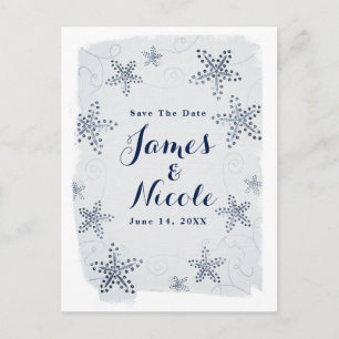 Eleganter Strand von Starfish & Sequins Save the D Ankündigungspostkarte