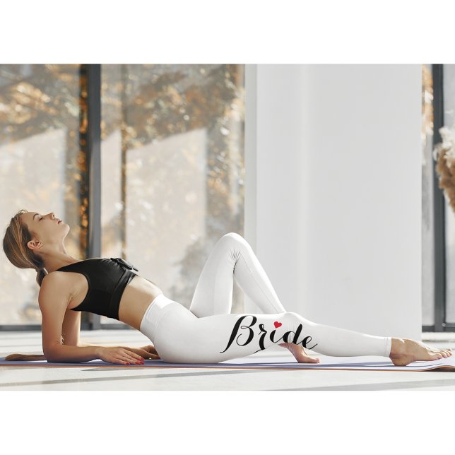 Eleganter Stylish Bride Wedding Junggeselinnen-Abs Leggings (Elegant Stylish Bride Wedding Bachelorette Party Leggings)