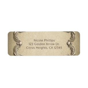 Eleganter Südcharme Rustic Burlap Lace Wedding