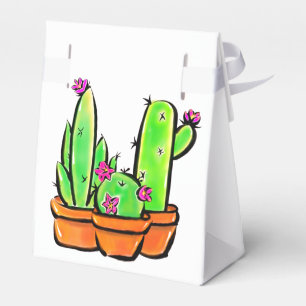 Eleganter südwestlicher Cactus cacti succulents Geschenkschachtel