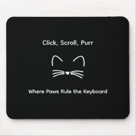 Eleganter Süßer Katzenliebhaber Trendiger Klassisc Mousepad