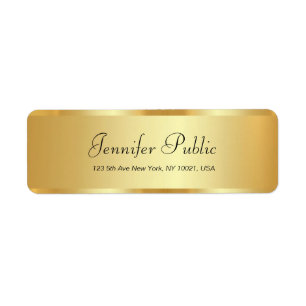 Eleganter Template Calligraphy Script Glamour Gold