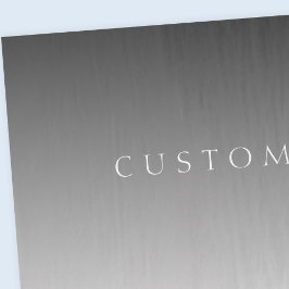 Eleganter Text über einfaches, modernes Grau Ombre Seidenpapier