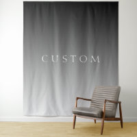 Eleganter Text über einfaches, modernes Grau Ombre