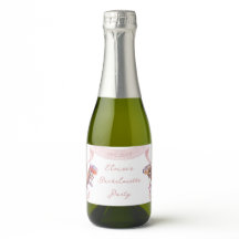Eleganter Toast - Custom Bachelorette Mini Champag