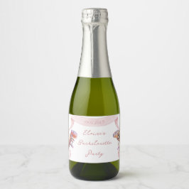 Eleganter Toast - Custom Bachelorette Mini Champag
