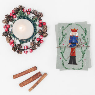 Eleganter traditioneller Frohe Weihnachten Nusskna