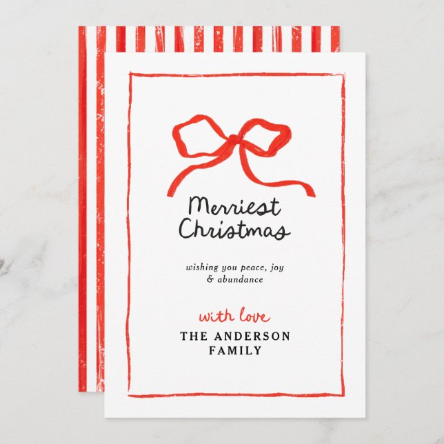 Eleganter, traditioneller roter Bug Weihnachten (Vorne/Hinten)