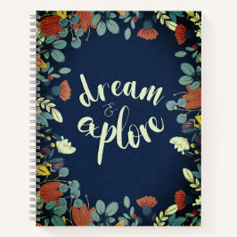 Eleganter Traum und Entdecken Notizbuch