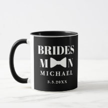 eleganter Trauzeuge schwarz weiß Fliege Hochzeit c