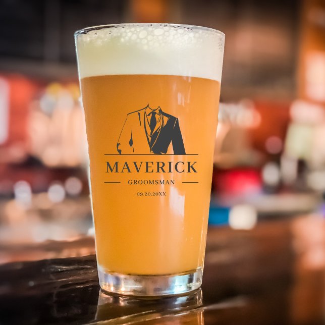 Eleganter Trauzeuge Trauzeugen Geschenk Modernes T Glas (Von Creator hochgeladen)