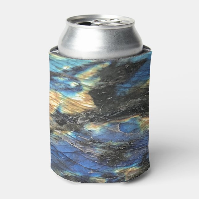 Eleganter Trendy Chic Labradorite Crystal Stone Dosenkühler (Kanne Vorderseite)