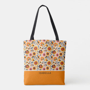 Eleganter trendy farbenfroher Floral Personalize N