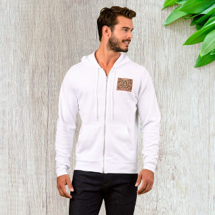 Eleganter Tribal Swirl Tattoo Style Hoodie