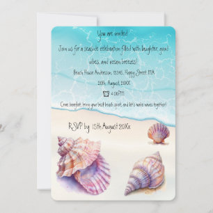 Eleganter tropischer Strand Seashells Pearls Nauti