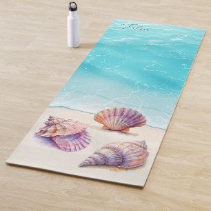 Eleganter tropischer Strand Seashells Pearls Nauti Yogamatte
