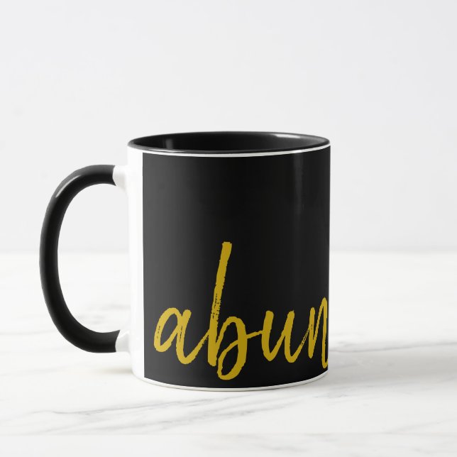 Eleganter Überfluss Aufnahme Gold Minimal Spiritue Tasse (Links)
