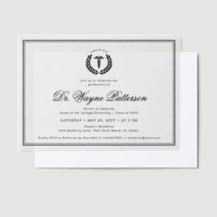 Eleganter und Minimalistischer Abschluss der Mediz