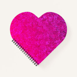 Eleganter und moderner Fuschia-rosa abstrakter Gra Notizbuch