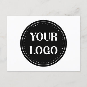 Eleganter und sanfter schwarzer QR-Code Feiertagspostkarte