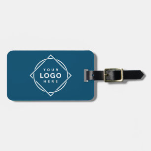 Eleganter und sanfter schwarzer QR-Code Gepäckanhänger