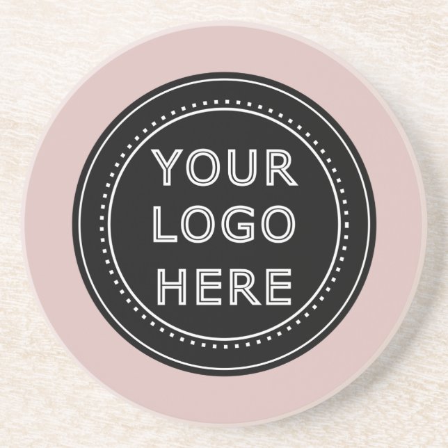 Eleganter und sanfter schwarzer QR-Code Getränkeuntersetzer (Vorne)