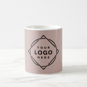 Eleganter und sanfter schwarzer QR-Code Kaffeetasse