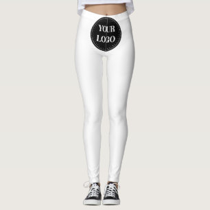 Eleganter und sanfter schwarzer QR-Code Leggings