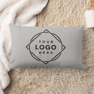 Eleganter und sanfter schwarzer QR-Code Lendenkissen