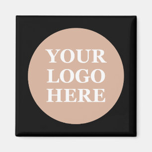 Eleganter und sanfter schwarzer QR-Code Magnet