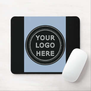 Eleganter und sanfter schwarzer QR-Code Mousepad