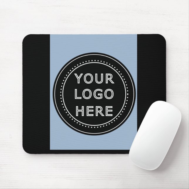 Eleganter und sanfter schwarzer QR-Code Mousepad (Mit Mouse)