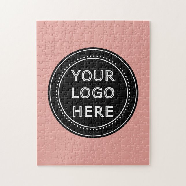 Eleganter und sanfter schwarzer QR-Code Puzzle (Vertikal)