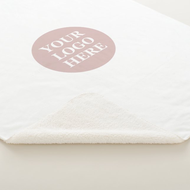 Eleganter und sanfter schwarzer QR-Code Sherpadecke (3/4)